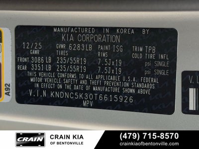 2026 Kia Carnival EX