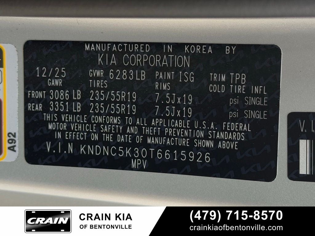 2026 Kia Carnival EX