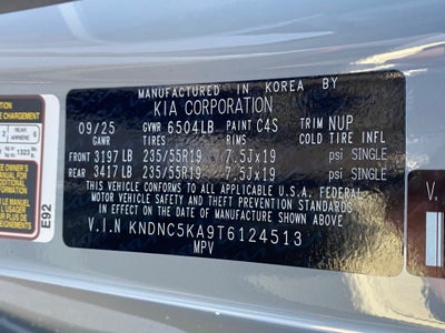 2026 Kia Carnival Hybrid EX