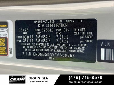 2026 Kia Carnival SX Prestige
