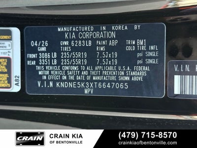 2026 Kia Carnival SX Prestige