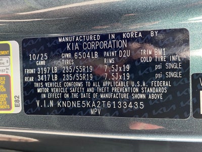 2026 Kia Carnival Hybrid SX Prestige