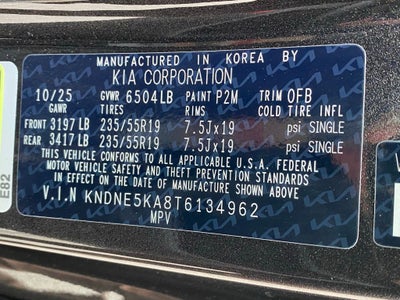 2026 Kia Carnival Hybrid SX Prestige