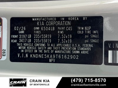 2026 Kia Carnival Hybrid SX