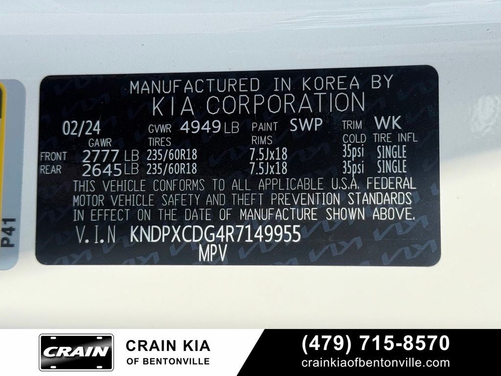 2024 Kia Sportage Hybrid SX-Prestige - KIA CPO / PANORAMIC SUNROOF / AWD