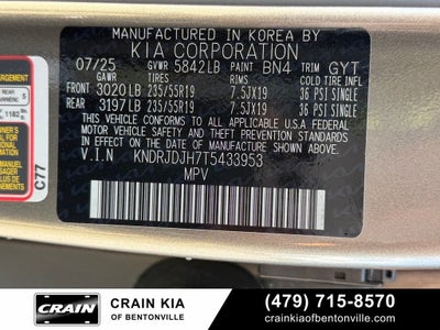 2026 Kia Sorento Plug-In Hybrid EX