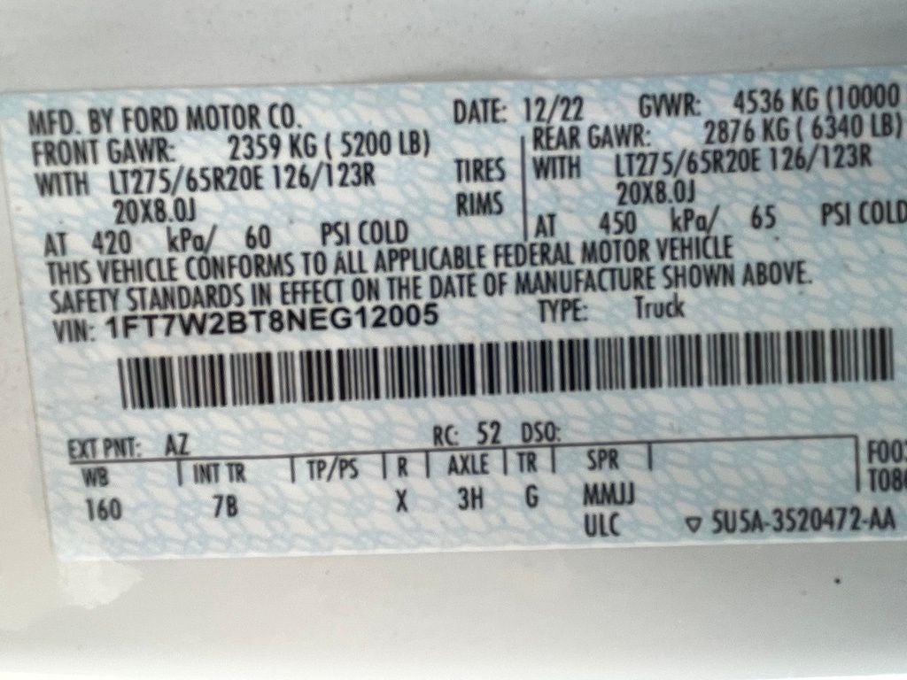 2022 Ford F-250SD Platinum 4X4 / HEATED SEATS / B&O AUDIO