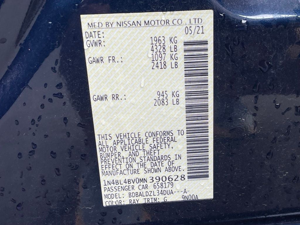 2021 Nissan Altima 2.5 S CLEAN CARFAX / BLUETOOTH