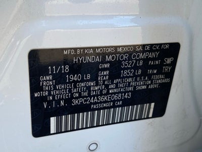 2019 Hyundai Accent SE