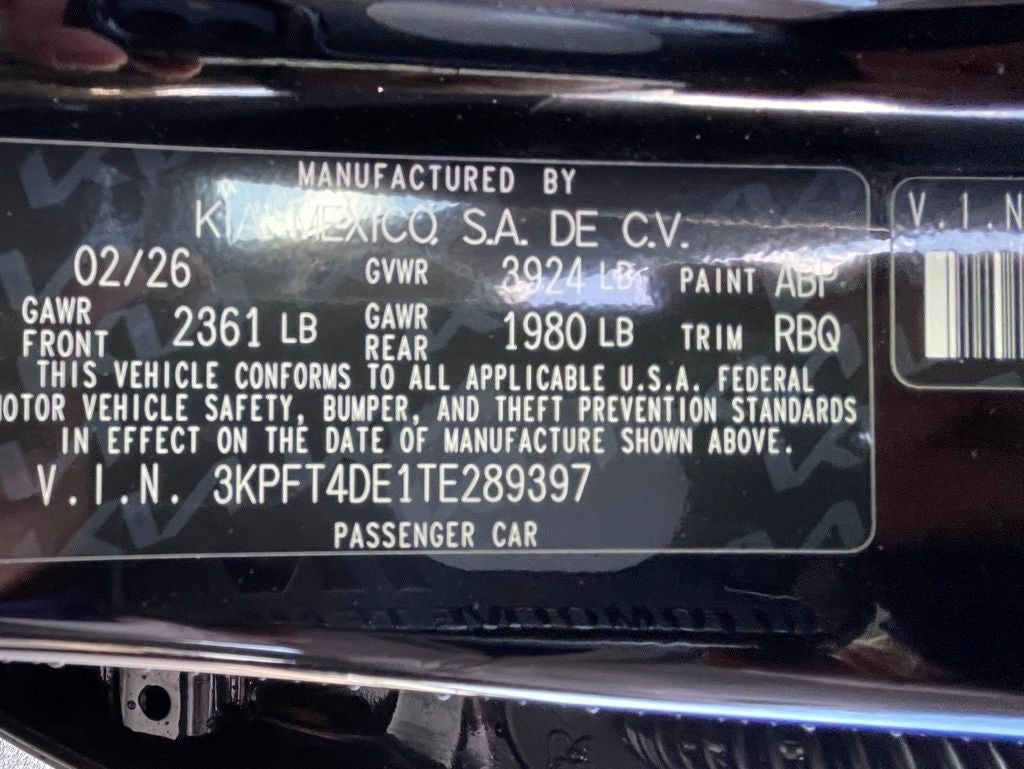2026 Kia K4 LXS