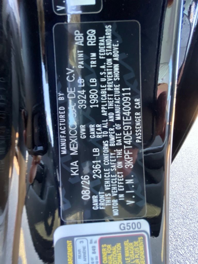 2026 Kia K4 LXS