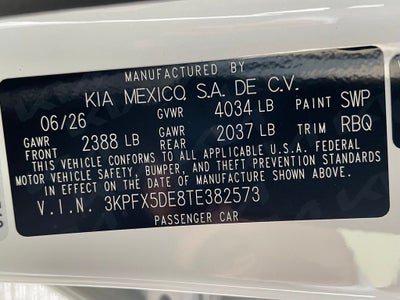 2026 Kia K4 EX