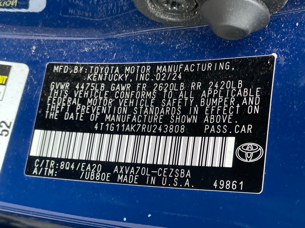 2024 Toyota Camry SE ONE OWNER