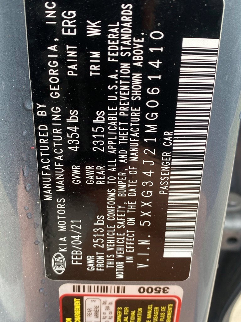 2021 Kia K5 EX