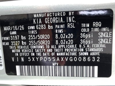 2027 Kia Telluride Hybrid SX