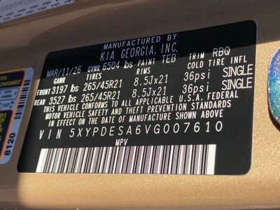 2027 Kia Telluride Hybrid X-Line SX