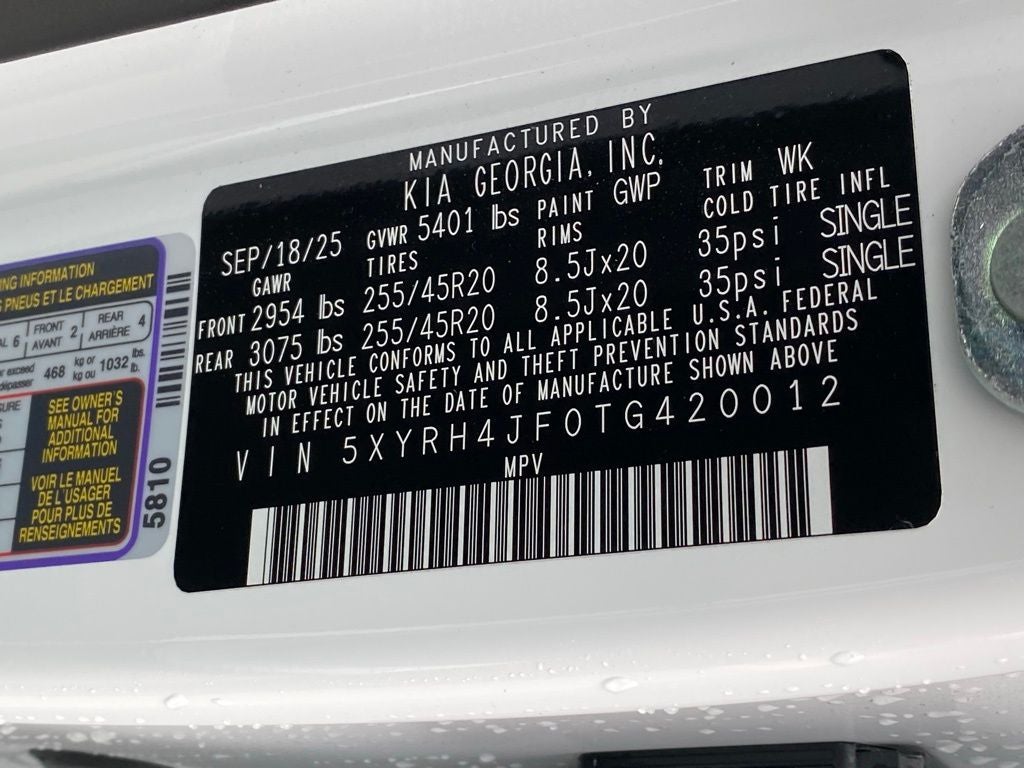 2026 Kia Sorento EX