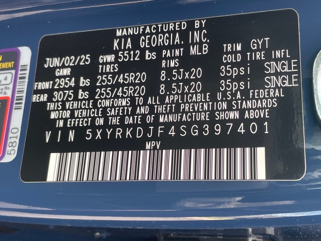 2025 Kia Sorento X-Line SX