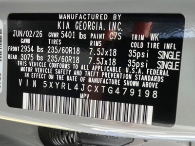 2026 Kia Sorento S