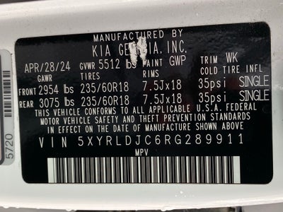 2024 Kia Sorento S AWD / LEATHER / NAV