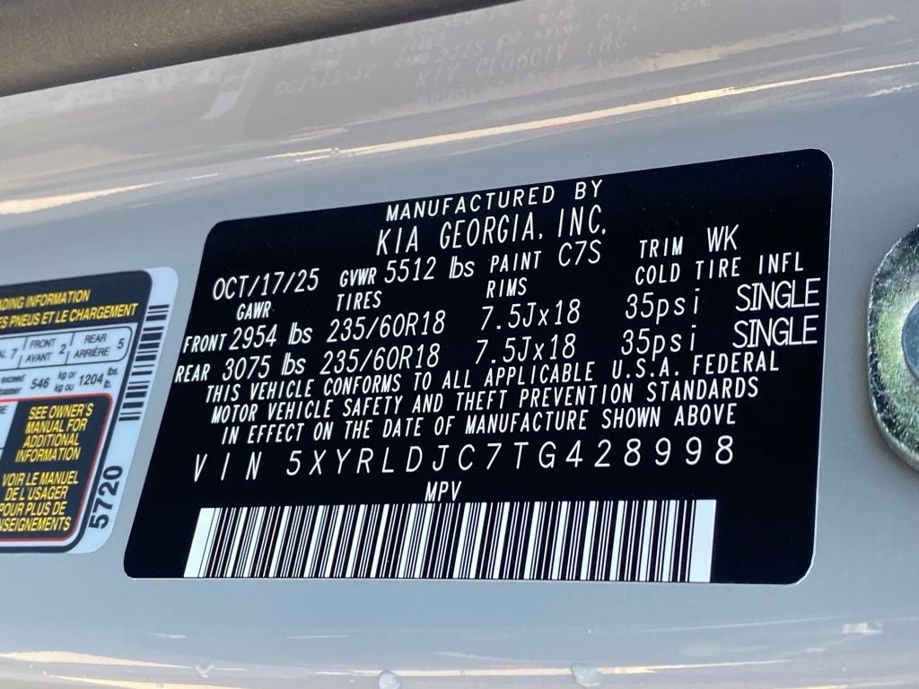 2026 Kia Sorento S