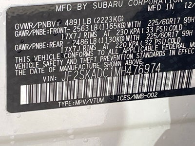 2021 Subaru Forester Base