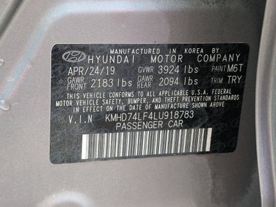 2020 Hyundai Elantra SE