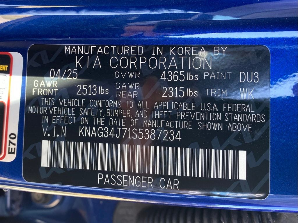 2025 Kia K5 EX