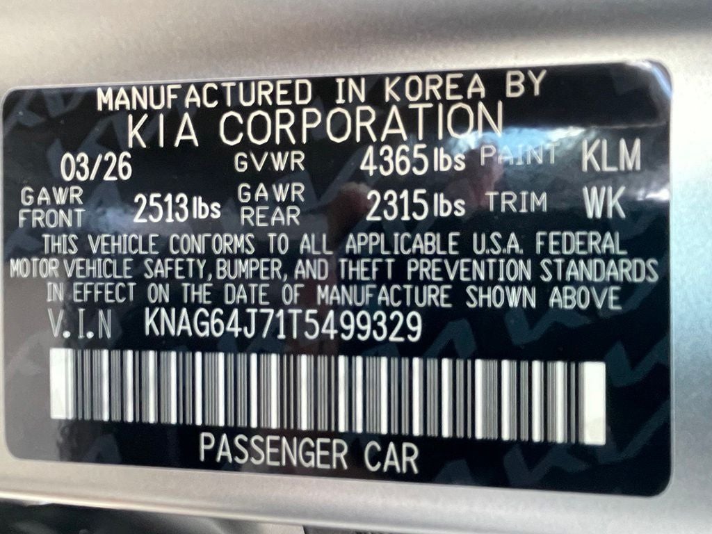 2026 Kia K5 GT-Line
