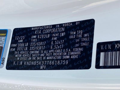 2026 Kia Carnival LXS