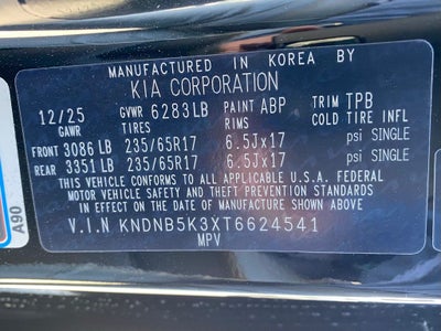 2026 Kia Carnival LXS
