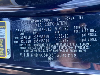2026 Kia Carnival EX