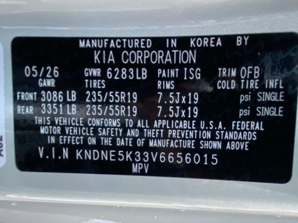2027 Kia Carnival SX