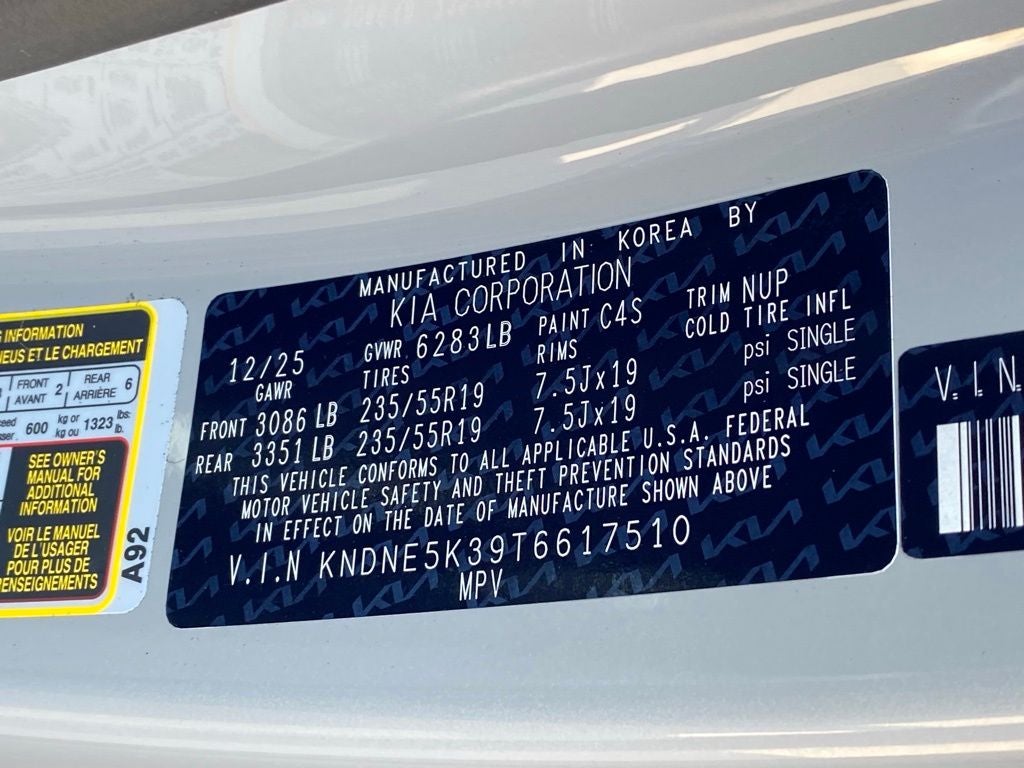 2026 Kia Carnival SX