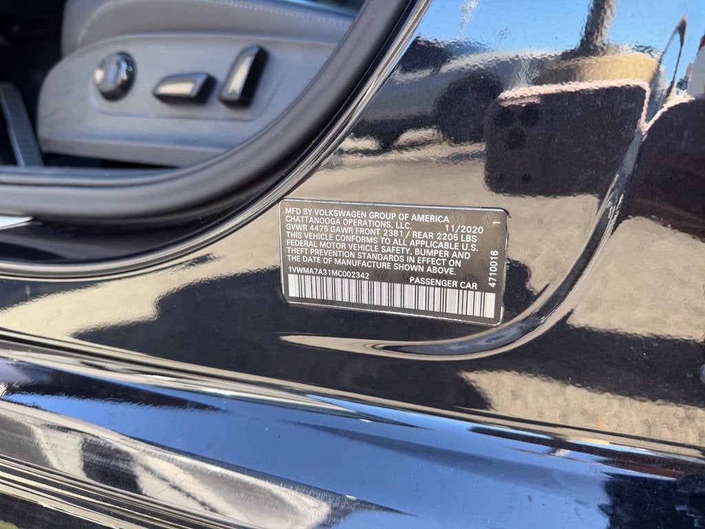2021 Volkswagen Passat 2.0T R-Line R-Line w/ Sunroof