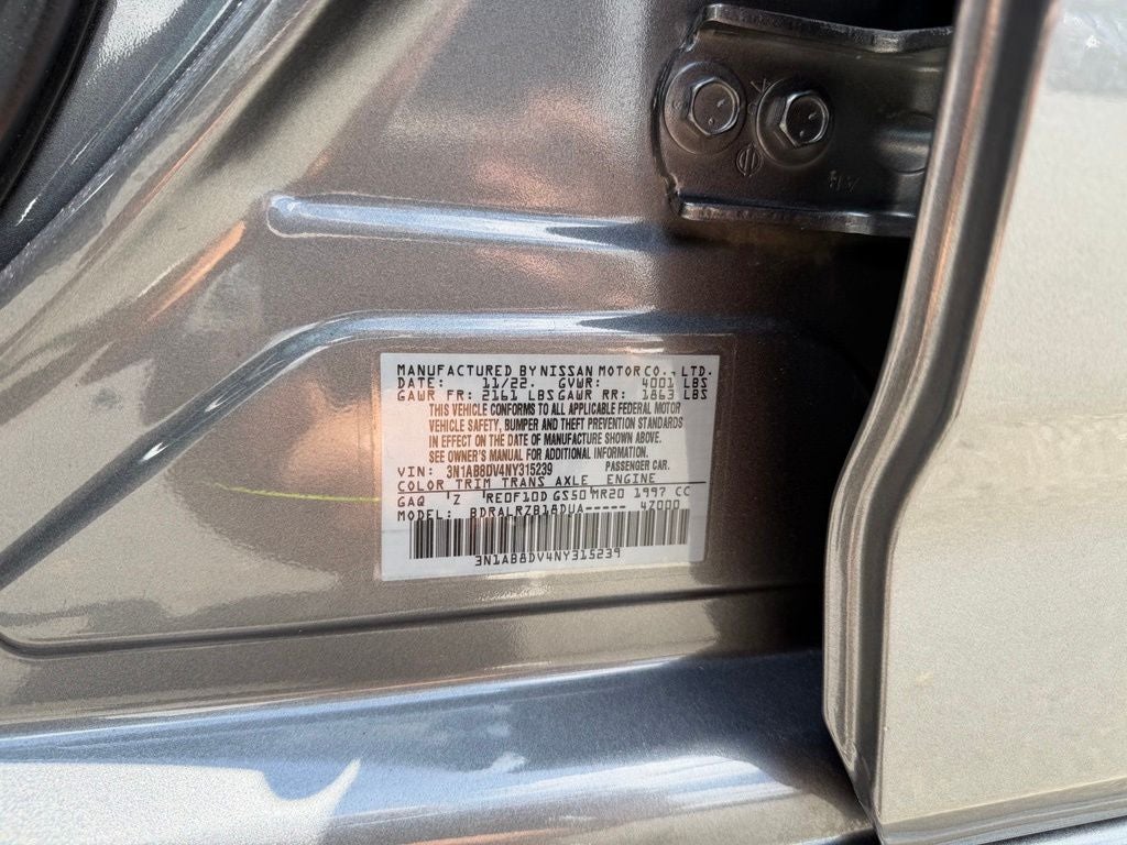 2022 Nissan Sentra SR