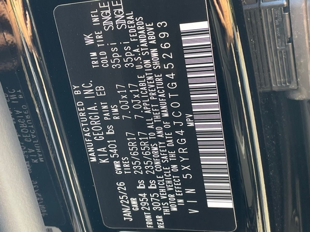 2026 Kia Sorento LX