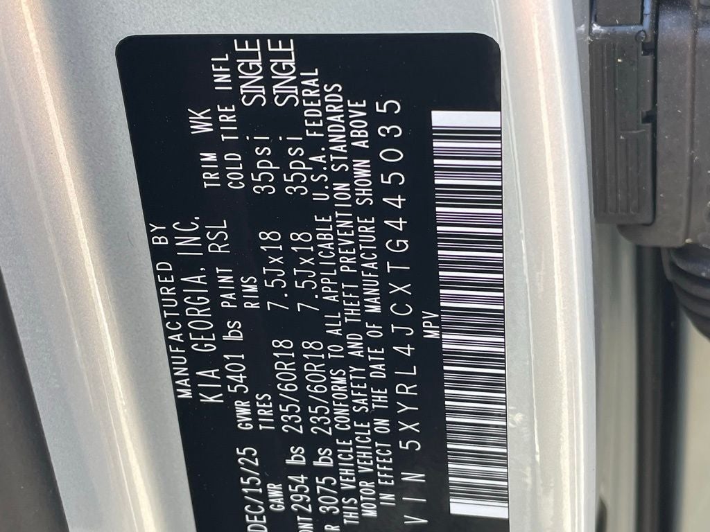 2026 Kia Sorento S