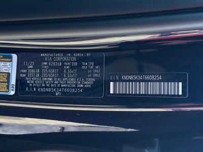 2026 Kia Carnival LXS