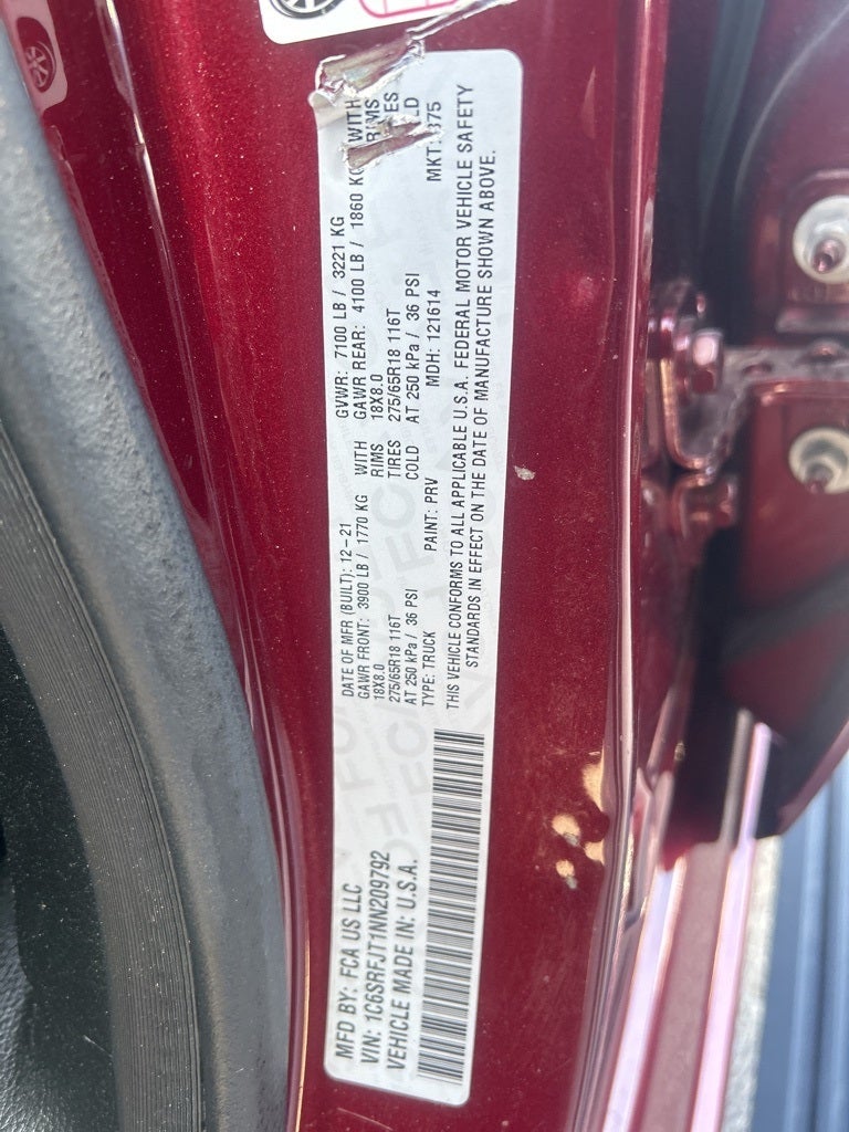 2022 RAM 1500 Laramie