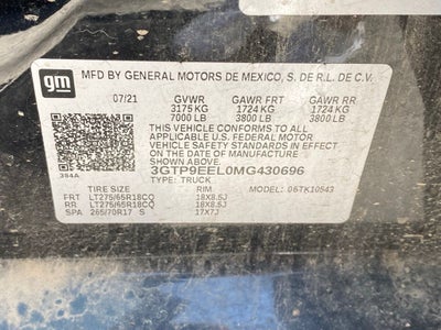 2021 GMC Sierra 1500 AT4