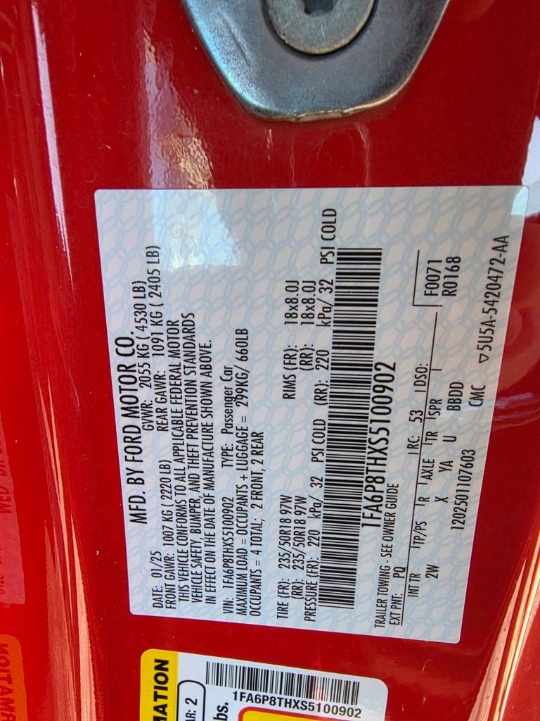 2025 Ford Mustang EcoBoost