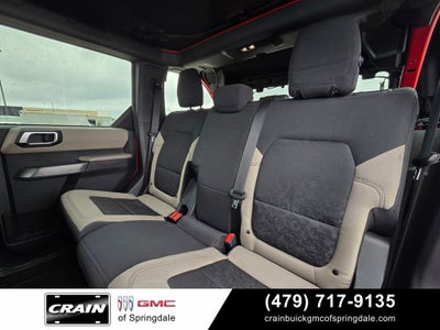 2022 Ford Bronco Wildtrak Sasquatch / Hard Top / Towing