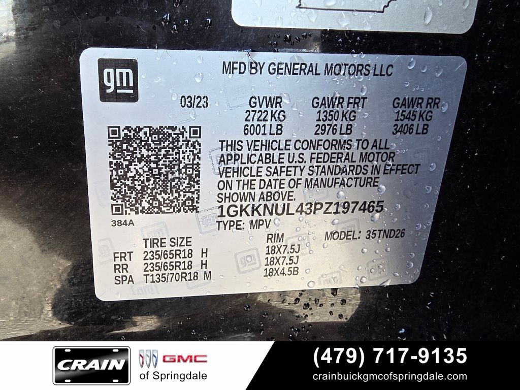 2023 GMC Acadia SLT Quad Bucket Seats AWD