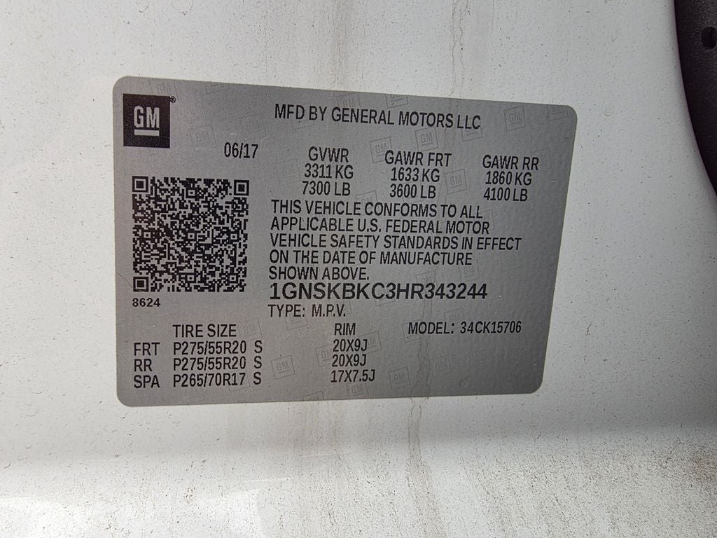 2017 Chevrolet Tahoe LT