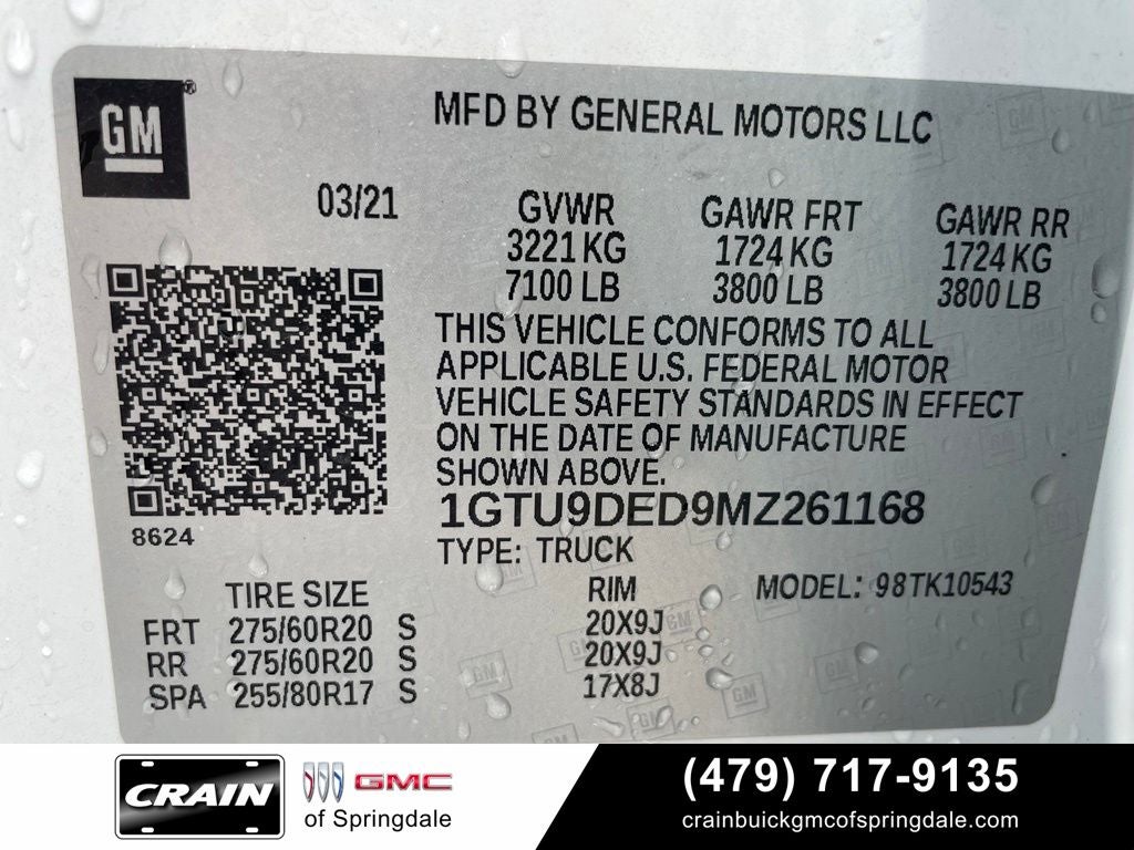 2021 GMC Sierra 1500 SLT