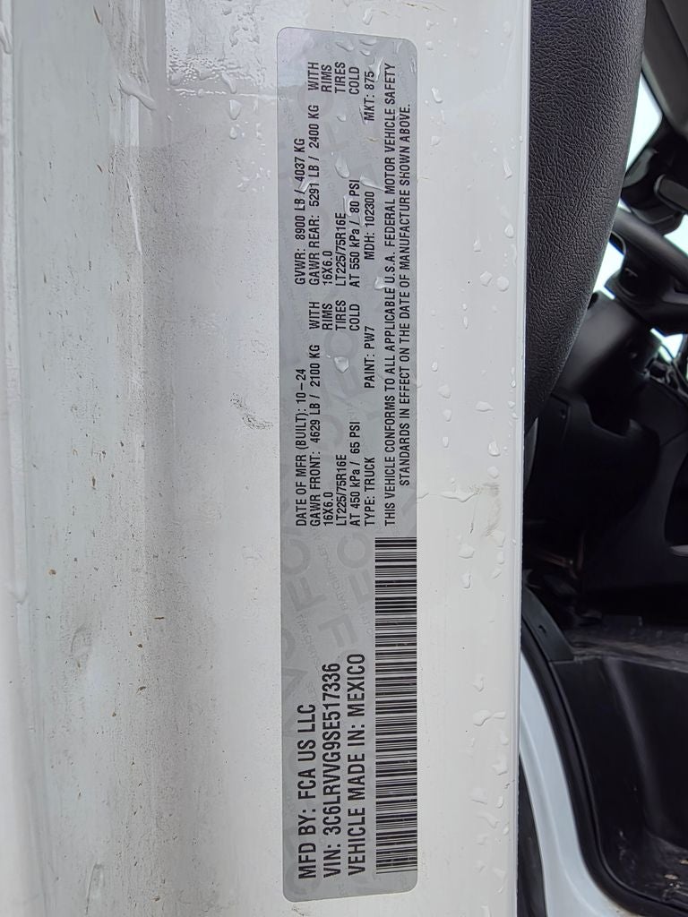 2025 RAM ProMaster 2500 Base 136 WB