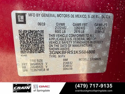 2019 Chevrolet Blazer Premier SUN AND WHEEL PACKAGE