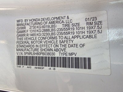 2023 Honda Odyssey Touring