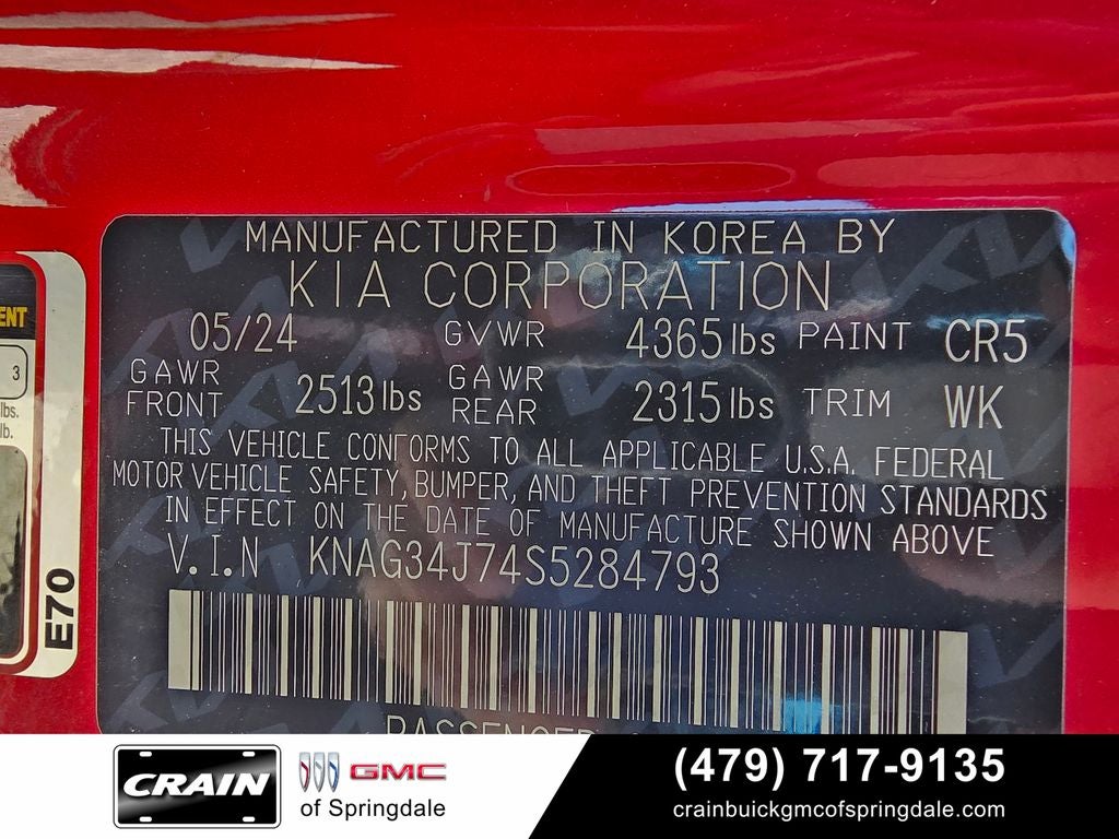 2025 Kia K5 EX LEATHER SUNROOF